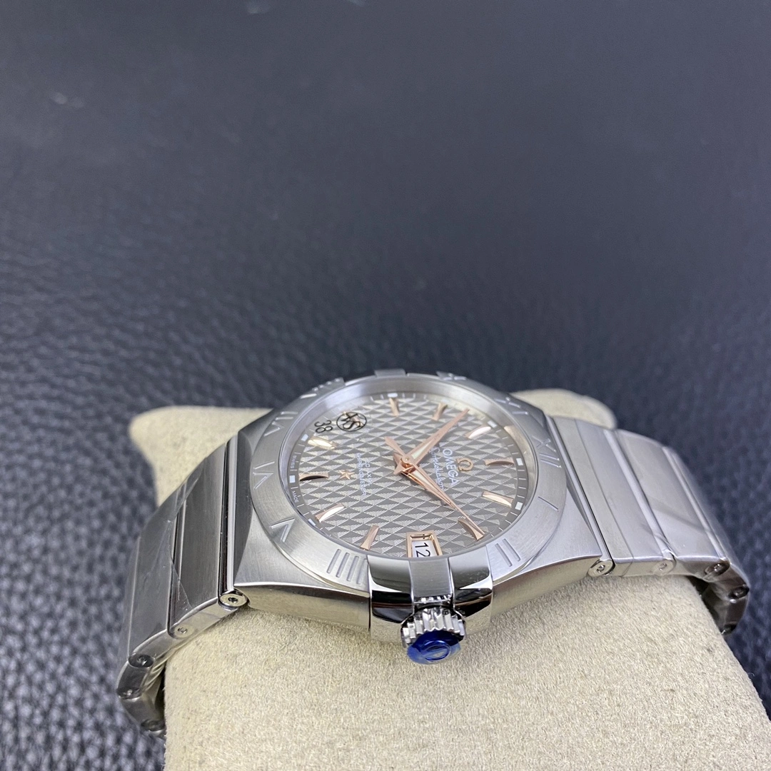 CBD Factory Omega Constellation Co-Axial 38mm Steel & Sedna Accents (123.10.38.21.02.002) 1:1 Super Clone -DD8500 Movement Neat 318